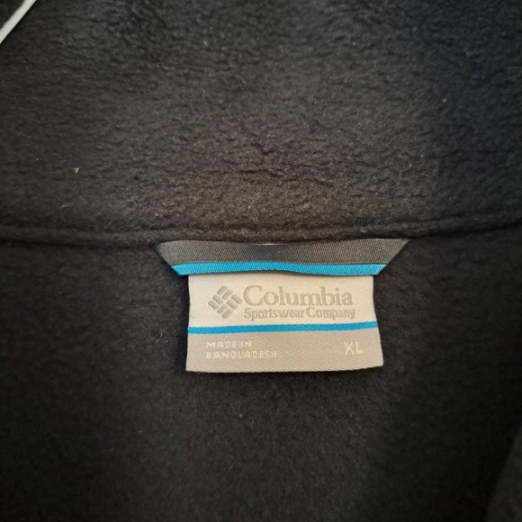 Columbia fleece zip up jacket pullover - Picture 2 of 3